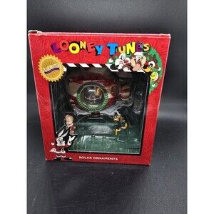 Matrix LOONEY TUNES SOLAR ORNAMENT Submarine New In Box Bugs Daffy Elmer Fudd